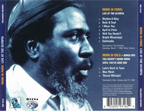 Thelonious Monk - Monk In Paris-Live At The Olympia (1965)