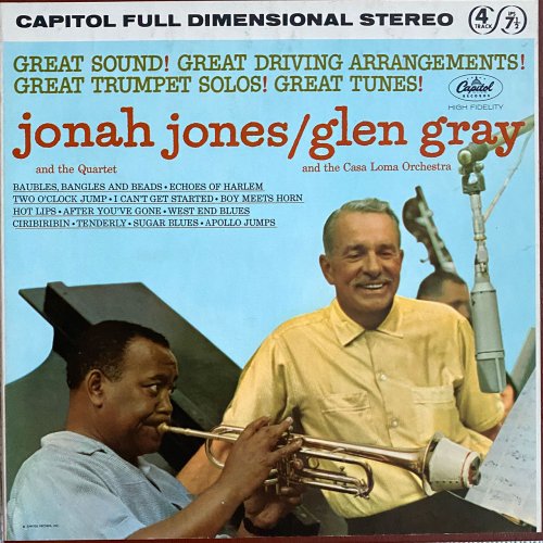 Jonah Jones Quartet / Glen Gray - Jonah Jones Quartet / Glen Gray (1962) [Reel-To-Reel, 7½ ips]