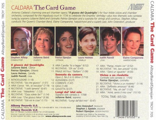 Julianne Baird, The Queen’s Chamber Band, Stephen Alltop - Caldara: The Card Game (2004)