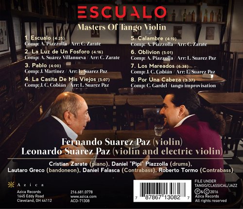 Fernando Suarez Paz - Escualo: Masters of Tango Violin (2016) [Hi-Res]