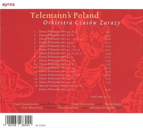 Orkiestra Czasow Zarazy, Pawel Iwaszkiewicz - Telemann's Poland: Dances from the Rostock Manuscript (2017)