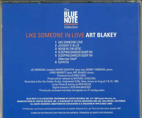 Art Blakey & The Jazz Messengers - Like Someone in Love (1966) [1997 The Blue Note Collection]