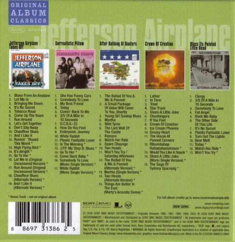 Jefferson Airplane - Original Album Classics (5xCD Boxset) [2008]