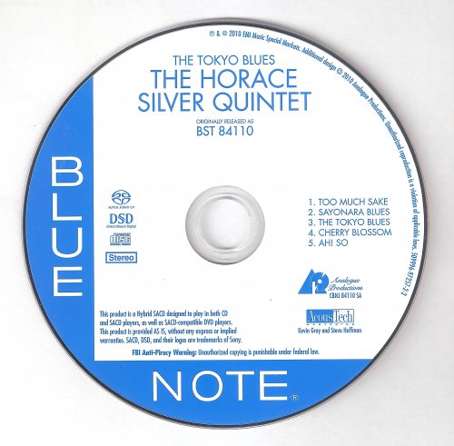 The Horace Silver Quintet - The Tokyo Blues (1962/2010) [Hi-Res+SACD]