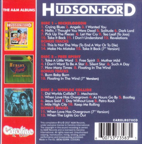 Hudson-Ford ‎– The A&M Albums (Reissue) (1973-75/2017)