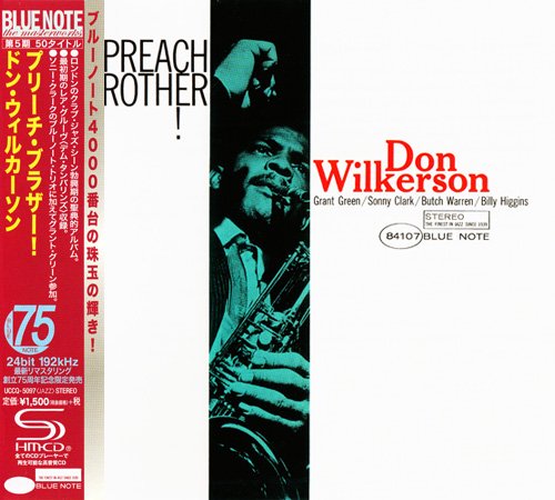Don Wilkerson - Preach Brother!(1962) [2015 SHM-CD Blue Note 24-192 Remaster] CD-Rip