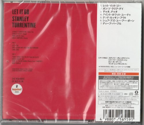 Stanley Turrentine - Let It Go (1966) [2016 ジャズ百貨店 All Of Jazz] CD-Rip