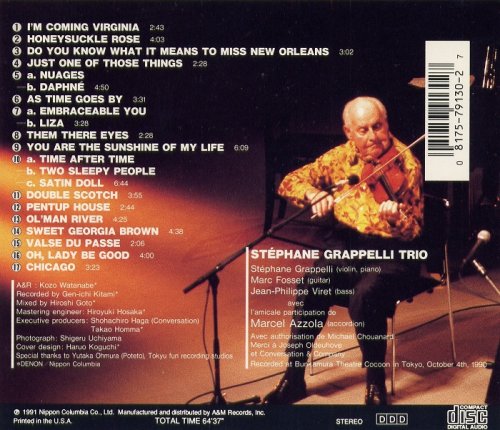 Stephane Grappelli - Stephane Grappelli In Tokyo (1991) CD-Rip