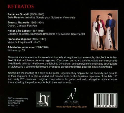 Juliette Salmona, Benjamin Valette - Retratos (2017) [Hi-Res]