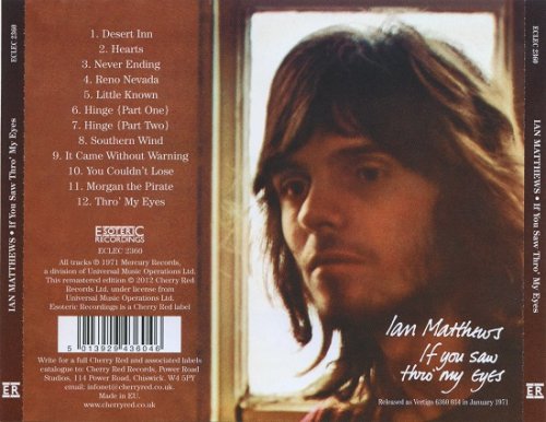 Ian Matthews - If You Saw Thro' My Eyes (Reissue, Remastered) (1971/2012)