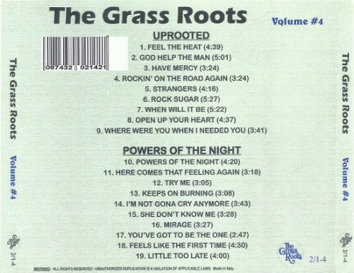 The Grass Roots, Rob Grill - Volume 4: Uprooted And Powers Of The Night (Reissue, Remastered) (1979-82/2005)