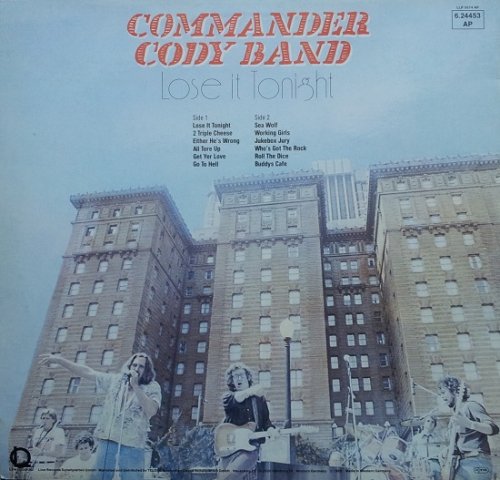 Commander Cody Band - Lose It Tonight (1980) LP