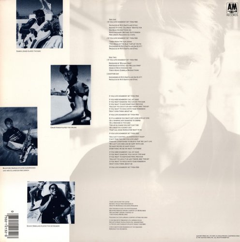 Sting - If You Love Somebody Set Them Free (1985) LP