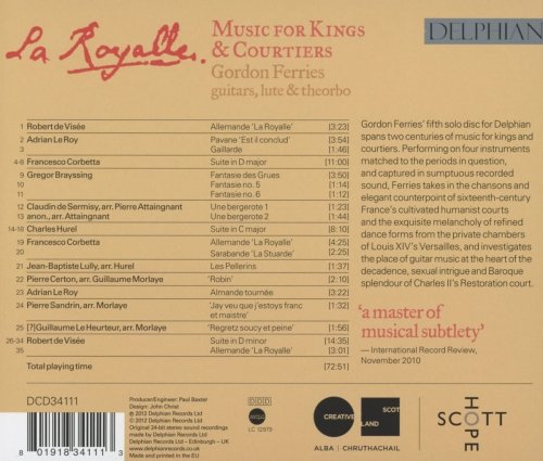 Gordon Ferries - La royalle: Music for Kings & Courtiers (2012) [Hi-Res]