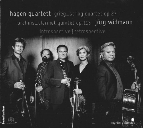 Hagen Quartett, Jorg Widmann - Grieg: String Quartet, Brahms: Clarinet Quintet (2012)