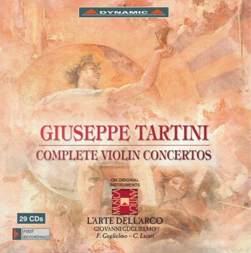 Giovanni Guglielmo, Federico Guglielmo, Carlo Lazari, L'Arte dell'Arco - Tartini: Complete Violin Concertos (29CD) (2015)