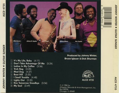 Johnny Winter - Guitar Slinger (1984) CD Rip