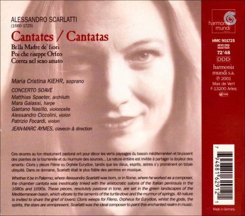 Maria Cristina Kiehr - A. Scarlatti: Bella madre dei fiori, Cantates (2001)
