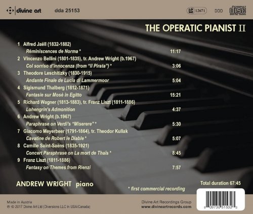 Andrew Wright - The Operatic Pianist II (2017) [Hi-Res]