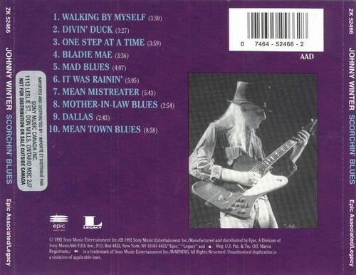 Johnny Winter - Scorchin' Blues (1992)