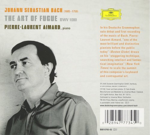 Pierre-Laurent Aimard - Bach: The Art Of The Fugue, BWV 1080 (2014) [Hi-Res]