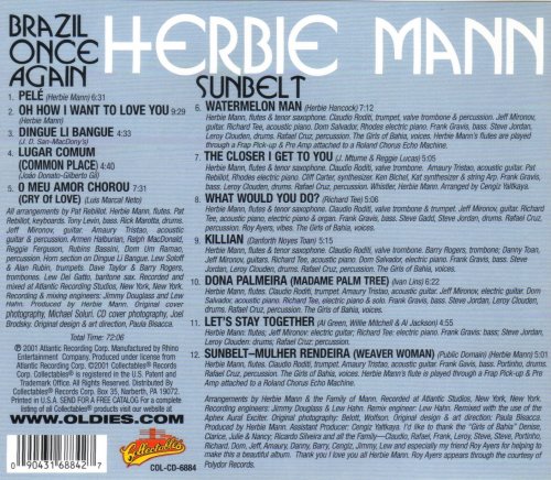 Herbie Mann - Brazil: Once Again / Sunbelt (1978) [2001]