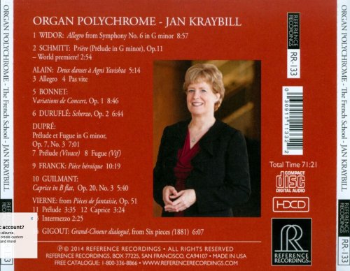 Jan Kraybill - Organ Polychrome: The French School (2014)