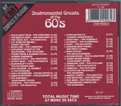 VA - Instrumental Greats Of The 60's (1990)