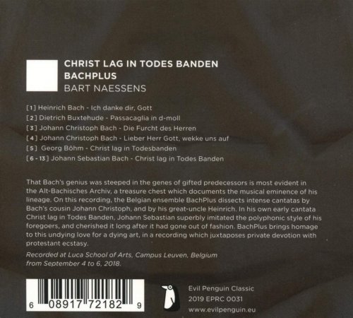 BachPlus & Bart Naessens - Christ lag in Todes Banden (2019) [Hi-Res]