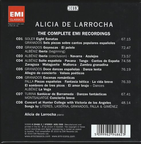 Alicia de Larrocha - Complete EMI Recordings (2010)