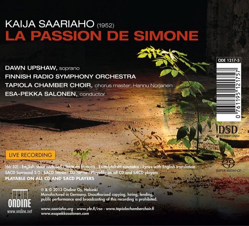 Dominique Blanc, Dawn Upshaw - Kaija Saariaho: La Passion de Simone (2013) [Hi-Res]