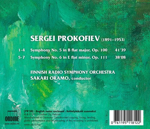 Finnish Radio Symphony Orchestra, Sakari Oramo - Prokofiev: Symphonies Nos. 5 & 6 (2012) [Hi-Res]