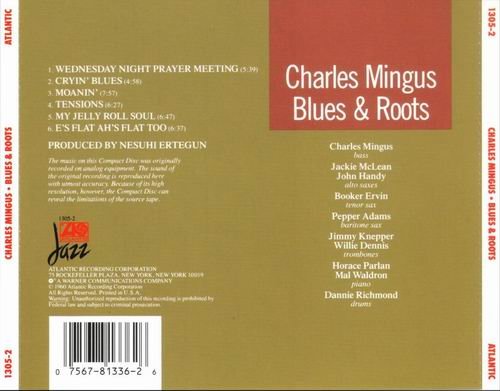 Charles Mingus - Blues & Roots (1990) CD Rip