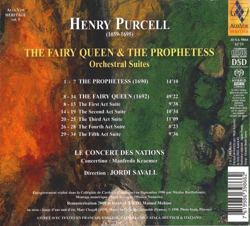 Jordi Savall - Henry Purcell: The Fairy Queen and The Prophetess (1997) [2009 SACD]