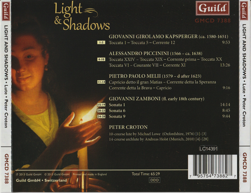 Peter Croton - Light & Shadows: Lute Music of the Italian Baroque (2013)