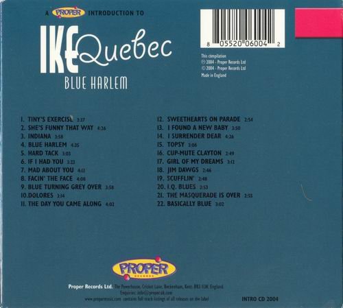 Ike Quebec - Blue Harlem (2004)