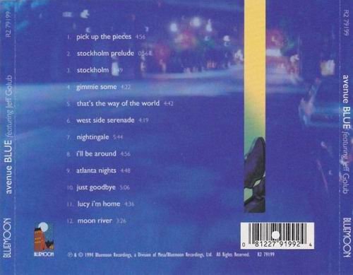 AVENUE BLUE featuring Jeff Golub - Avenue Blue (1994)