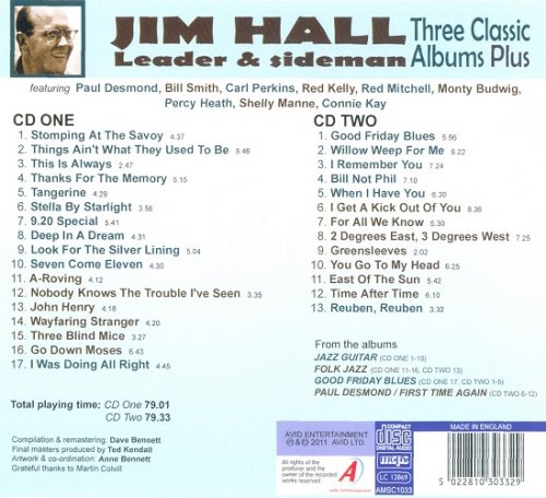 Jim Hall - Three Classic Albums Plus (2011) CD-Rip