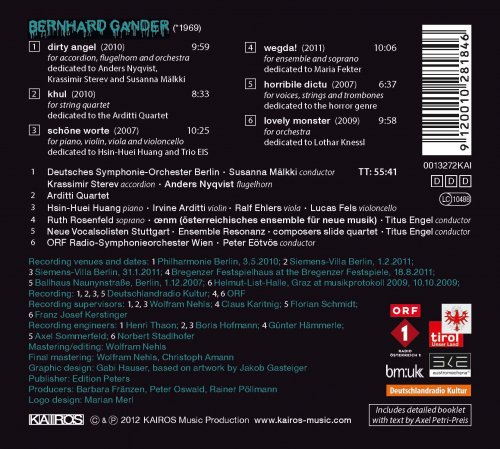 Various Artists - Bernhard Gander: Monsters & Angels (2012/2020)