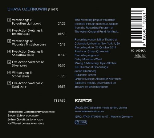 International Contemporary Ensemble - Chaya Czernowin: Wintersongs (2017/2020)