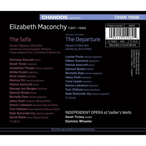 Independent Opera, Dominic Wheeler - Elizabeth Maconchy: The Sofa, The Departure (2009)