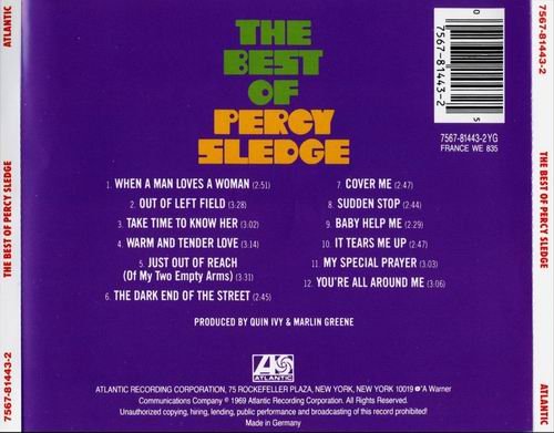 Percy Sledge - The Best Of Percy Sledge (1969) CD Rip