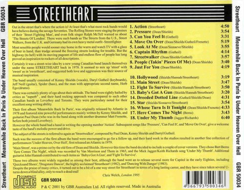 Streetheart - Meanwhile Back In Paris & Under Heaven Over Hell (Reissue) (1978-79/2001)