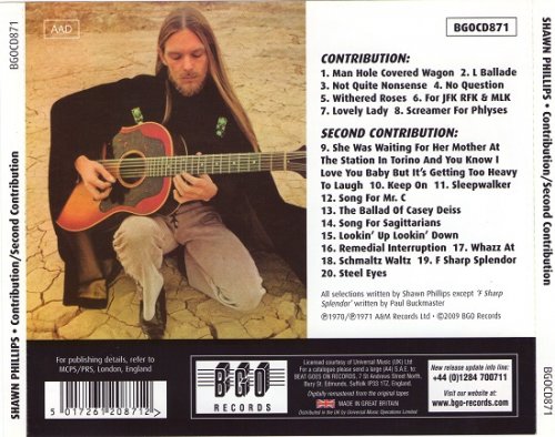 Shawn Phillips - Contribution / Second Contribution (Reissue) (1970-71/2009)