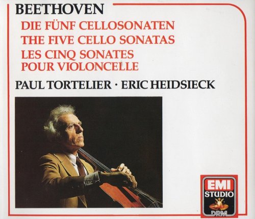 Paul Tortelier, Eric Heidsieck - Beethoven: The Five Cello Sonatas (1988)