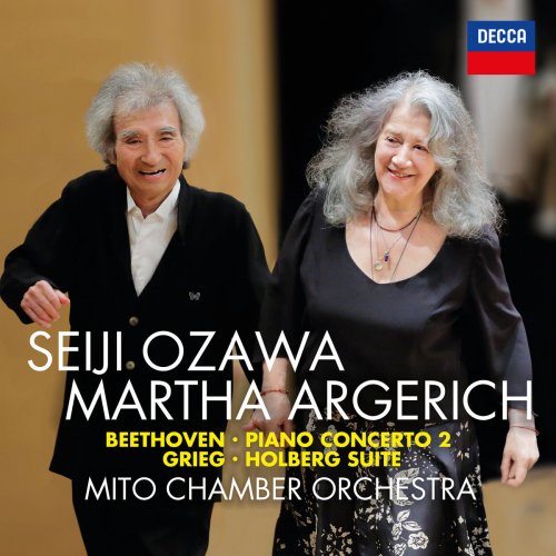 Seiji Ozawa, Martha Argerich, Mito Chamber Orchestra - Beethoven: Piano Concerto No. 2; Grieg: Holberg Suite (2020) [Hi-Res]