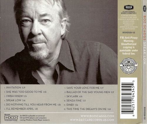 Boz Scaggs - Speak Low (2008)