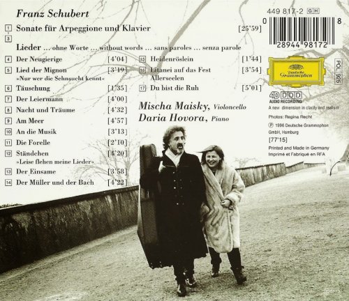 Mischa Maisky, Daria Hovora - Schubert: Songs without Words (1996)