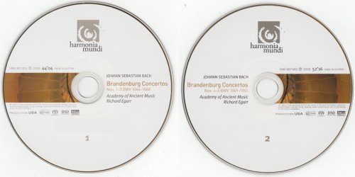 Academy Of Ancient Music, Richard Egarr - J.S. Bach: The Six Brandenburg Concertos (2009) [SACD]