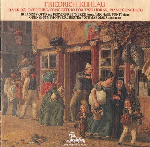 Ib Lanzky-Otto, Frøydis Ree Wekre, Michael Ponti, Othmar Maga - Kuhlau: Concertino for 2 Horns, Piano Concerto (1993)